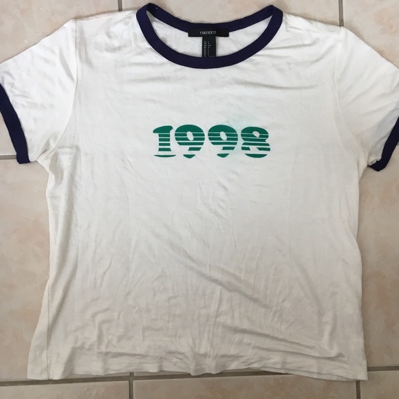 💝BOGO💝 Cropped Ringer Tee - Picture 2 of 3